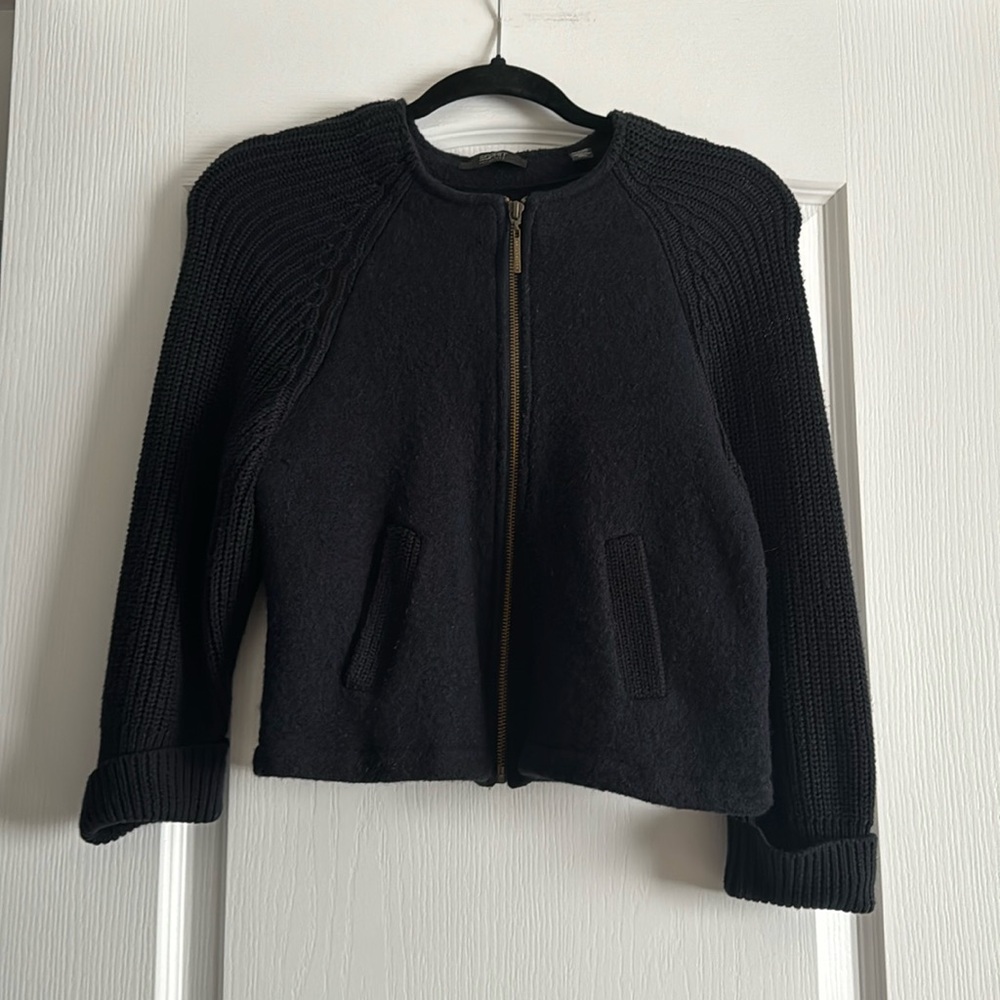 Espirit Collection Full Zipper Sweater, Size XS